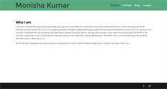 Desktop Screenshot of monishakumar.com